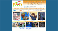 Desktop Screenshot of funpcgame.com